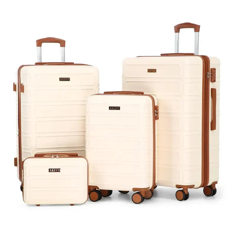 4 Piece Expandable Hardshell Luggage Set