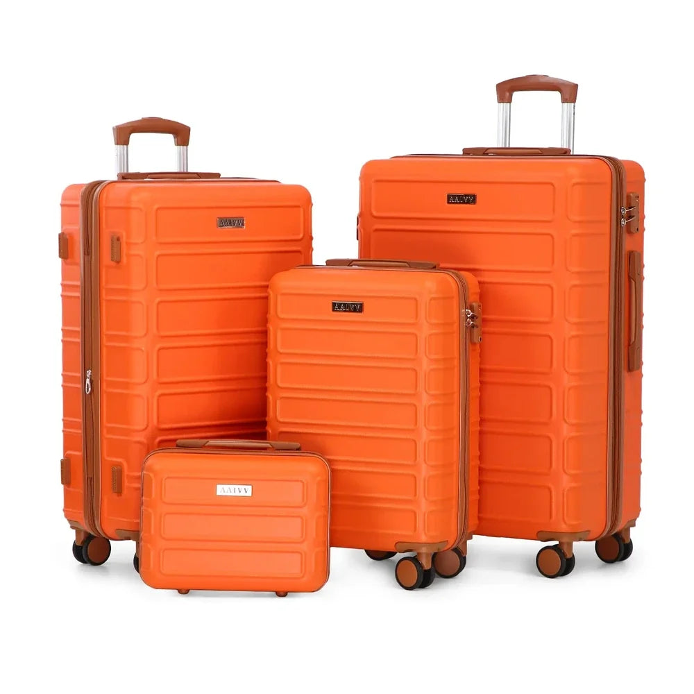 4 Piece Expandable Hardshell Luggage Set