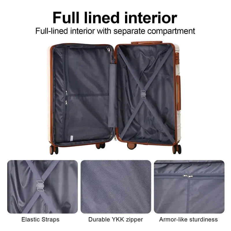 4 Piece Expandable Hardshell Luggage Set