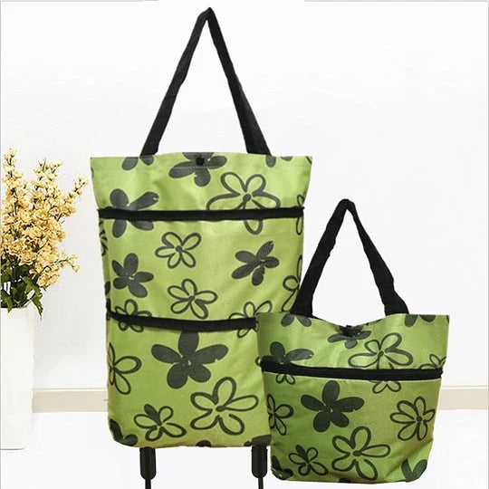 Foldable Rolling Shopping Cart