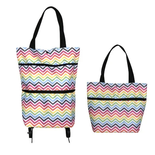 Foldable Rolling Shopping Cart