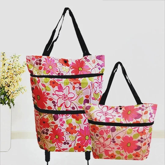 Foldable Rolling Shopping Cart