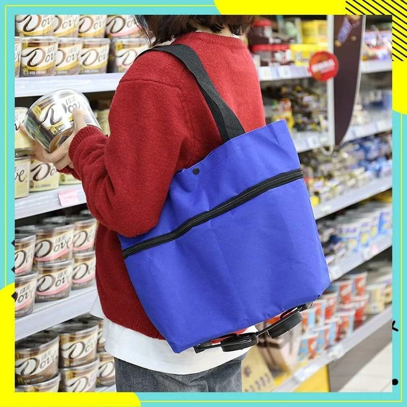 Foldable Rolling Shopping Cart