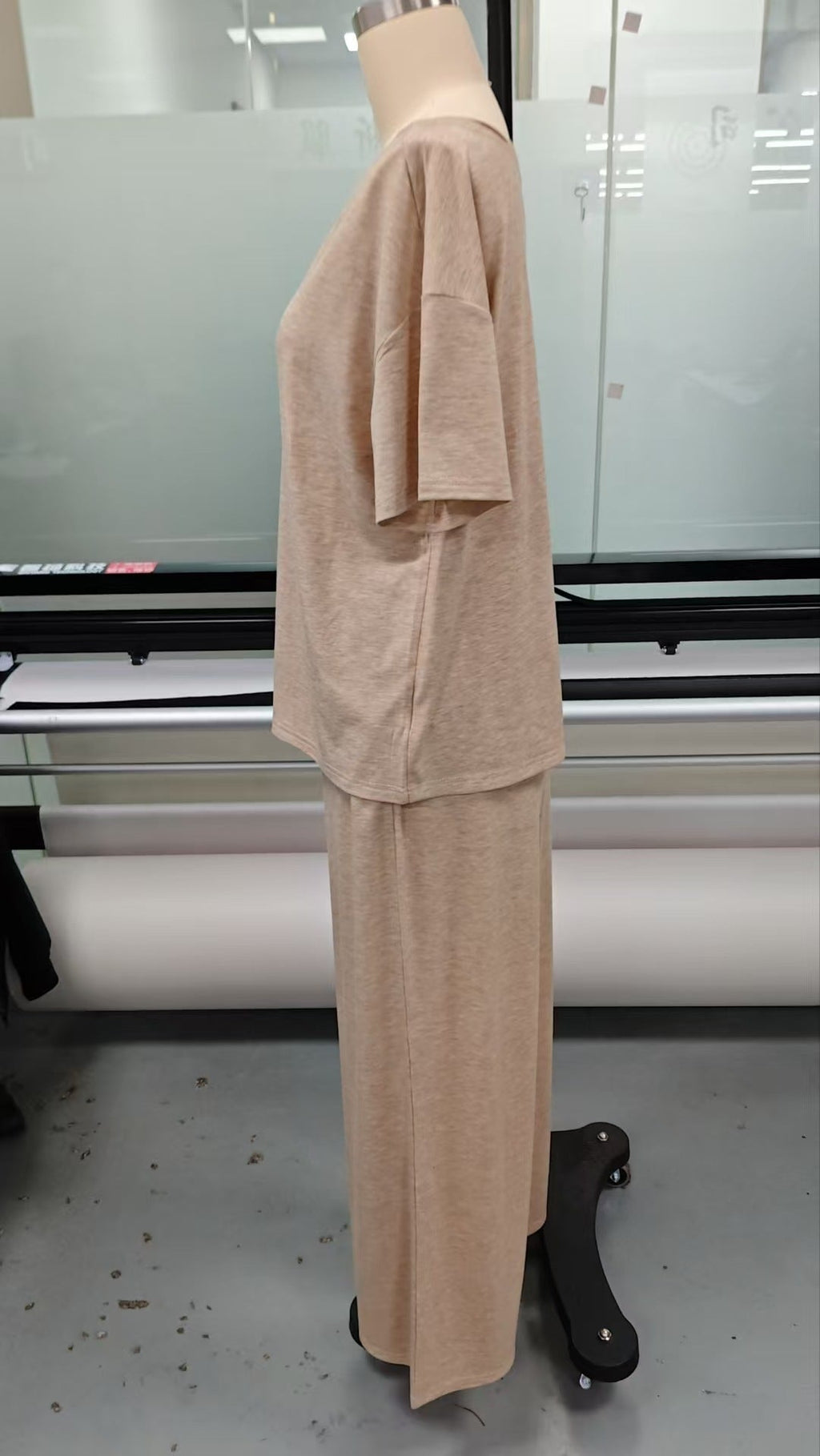 Off-Shoulder Luxe Loungewear Set